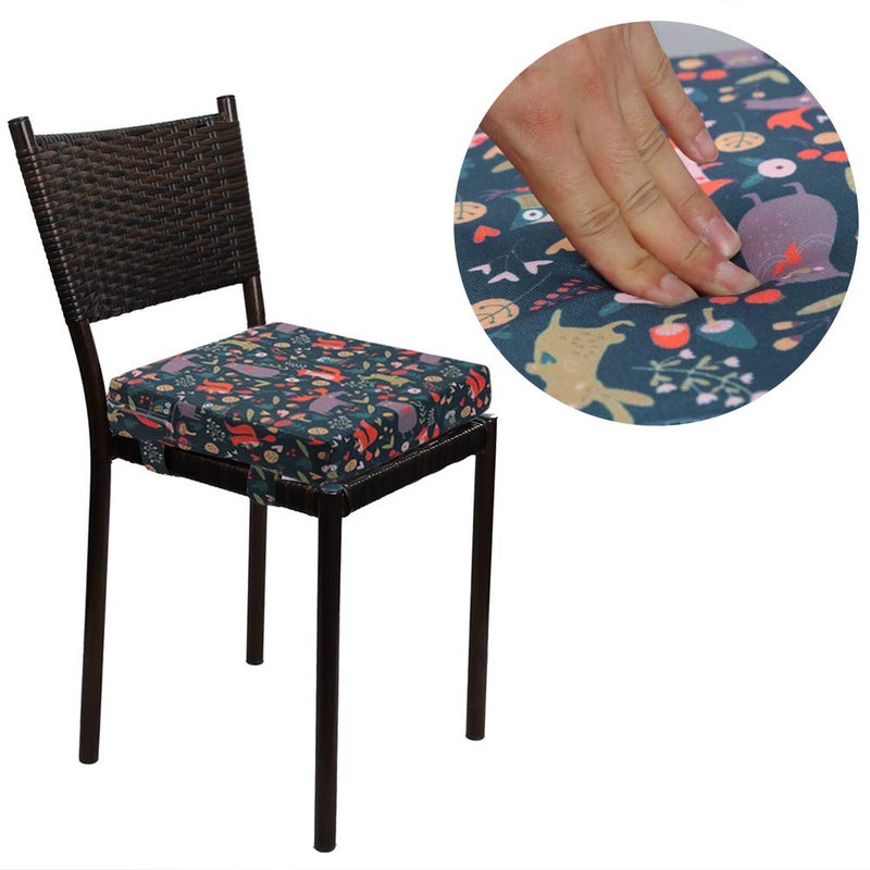 Zicac Portable High Chair Increasing Seat Cushion for Travel Dining Seat Pad for Toddler Kids Baby Infant Washable Thick Chair Seat Pads (Forest Green) - Image 4
